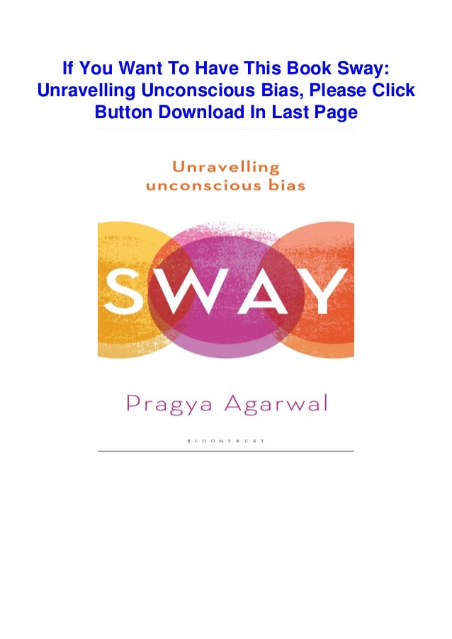 Book`s [PDF] Sway Unravelling Unconscious Bias