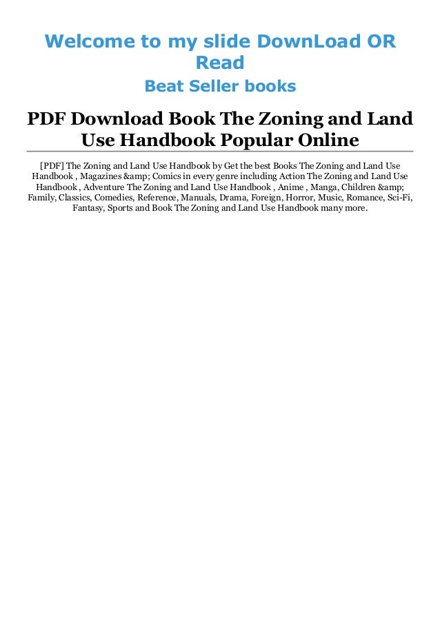 Book S Pdf The Zoning And Land Use Handbook Book S Pdf The Zoning And Land Use Handbook