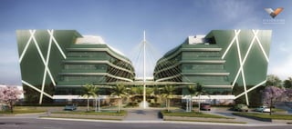 Ilustração artística da fachada
 