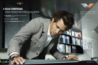 Salas comerciais
                   Espaços pensados para o perfil da sua empresa
                   salas garden exclusivas com pé-direito duplo, mezanino, terraço e
                   preparação para piso elevado

                   possibilidade de junção de unidades

                   previsão para ar-condicionado tipo split nas unidades




                                                                                       torres business: c, d, e e f
Foto ilustrativa
 