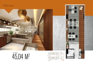 advocacia por
           Fernanda Marques




Ilustração artística do escritório de advocacia




                                                  área privativa:




                                                  45,04 m           2
                                                                        pavimento tipo
 