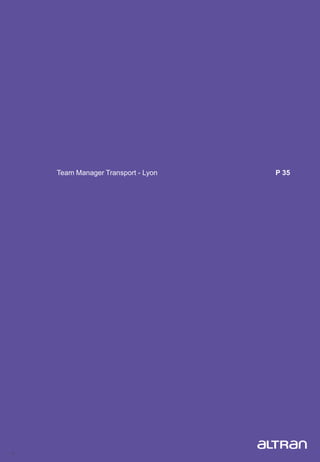 34
Team Manager Transport - Lyon P 35
 