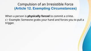 REVISED PENAL CODE- CRIMINAL LAW (BOOK 1) | PPTX