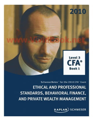 CFA3 Book 1, ethical and behavioral standards