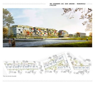 ...............................................................   180 LOGeMeNTs ZAC JeAN LeMOINe - rOMAINvILLe . . . . . . . . .
                                                                  CONCOUrs




Plan du rez-de-chaussée



......................................................................................................................
 
