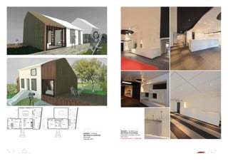 14.1 14.2
SALON
27.30 m²
Salle à manger
22.50 m²
Cuisine
10.40 m²
Suite parentale
13.60 m²
SdB
6.90 m²
Chambre 1
10.30 m²
SdB
4.50 m²
Chambre 2
10.30 m²
Mezzanine
9.20 m²
MOBILIER BOULANGER
BUDGET : 50 000 Euros
MAITRISE D’OUVRAGE :
Particulier (Vocation service)
2011-2012
CONCEPTION ET CHANTIER
EXTENSION
ST GERMAIN -EN-LAYE
BUDGET : A l’étude
MAITRISE D’OUVRAGE :
Particulier
Esquisse 2012
 