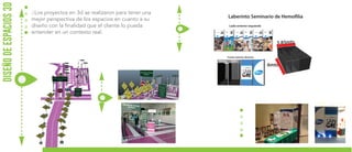 Lado exterior izquierdo
Frente exterior derecho
Entrada Salida
6mts
::Los proyectos en 3d se realizaron para tener una
mejor perspectiva de los espacios en cuanto a su
diseño con la finalidad que el cliente lo pueda
entender en un contexto real.
 