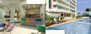 Espaço de sobra para a diversão.
     Espaço Teen e Bar da Piscina                                                                                                                    Piscina com Deck Molhado




                                                                       Os dias mais quentes do ano vão ser mais divertidos.
18                                                                                                                            Imagens Ilustrativas
                                                                                                                                                                                19
 