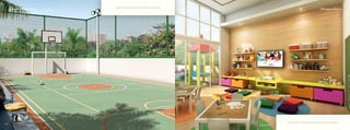 Quem gosta de esporte vai adorar viver aqui.
 Quadra Recreativa                                                                                                      Brinquedoteca




                                                                                           A diversão dos pequenos também está garantida.
24                                                                  Imagens Ilustrativas
 