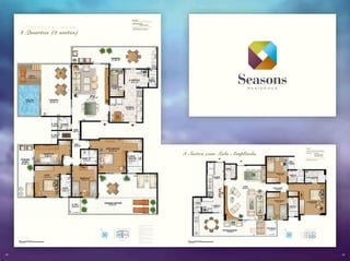 COBERTURA LINEAR
     4 Quartos (2 suítes)




                                                                       3 Suítes com Sala Ampliada




                            1. A decoração e acessórios são meras
                               sugestões;
                            2. As áreas e as medidas poderão sofrer
                               alterações de 5% e a espessura das
                               paredes poderá variar de acordo com
                               o projeto estrutural;
                            3. As esquadrias, as cores dos materiais
                               e pilares nesta planta poderão sofrer
                               alterações;
                            4. Os materiais de acabamento
                               indicados nesta planta são meramente
                               ilustrativos;
                            5. Os pilares poderão sofrer alterações
                               de acordo com o projeto estrutural.




38                                                                                                  39
 
