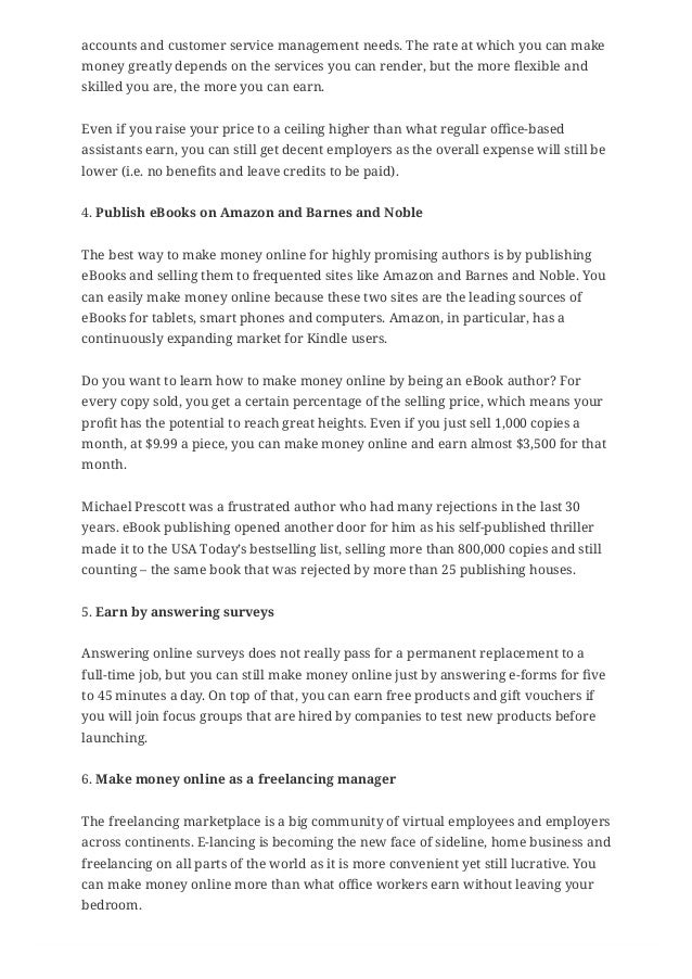 7 Shortcuts To Making Money Online - 5 accounts