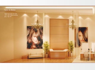 Salão de Beleza
Opção de junção das lojas
147 e 148 - Nível Américas
Jirau - loja 147
 