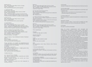 Depósito de Lixo
Piso - cerâmica Biancogrês, Eliane, Cecrisa, ou similar
Paredes - azulejo branco
Teto - pintura branca pva sobre concreto aparente
3.1.4 Pavimento Salas
Hall Elevadores / Circulação
Piso - porcelanato Biancogrês, Eliane, Cecrisa ou similar
Paredes - pintura pva branca
Teto - rebaixado em gesso com pintura pva fosca branca
Rodapé - porcelanato Biancogrês, Eliane, Cecrisa ou similar
Portas dos armários e medidores - em madeira com pintura esmalte
Depósito de Lixo
Piso - cerâmica Biancogrês, Eliane, Cecrisa, ou similar
Paredes - azulejo branco
Teto - pintura branca pva sobre concreto aparente
3.1.5 Area Técnica
Apartamento do porteiro
Piso - cerâmica, Biancogrês Eliane, Cecrisa, ou similar
Paredes – azulejo15x15 Biancogrês, Eliane, Cecrisa, ou similar
Metais – acabamento termoplástico Fabrimar, Deca, Docol ou similar
Bancadas- mármore, granito, marmorite ou resina sintética
Sanitários / Vestiários Funcionários (Masc. e Fem.)
Piso - cerâmica biancogrês, Eliane, Cecrisa ou similar
Paredes - azulejo 15x15 Biancogrês, Eliane, Cecrisa ou similar
Teto - rebaixado em gesso com pintura pva
Banca e divisórias - mármore ou granito
Portas dos sanitários - em madeira
Casas de máquinas / Casa de Bombas de Incêndio / Barriletes /
Acessos
Piso - cimentado
Paredes - emboço com pintura pva
Teto - pintura pva sobre concreto aparente
Terraço descoberto a ser ocupado com equipamentos de ar
condicionado conforme projeto de ar condicionado a ser definido
em projeto executivo a ser contratado.
3.1.6 Gerais
Escada (todos os pavimentos)
Piso, patamares, degraus, espelhos e rodapés granito bruto,
porcelanato rústico ou similar
Parede - pintura acrílica texturizada
Teto - pintura pva sobre concreto aparente
Unidades Autônomas
3.2.1 Lojas do Térreo e Subsolo
Piso - laje de concreto sarrafeado, preparado para receber
piso elevado ou enchimento
Parede - alvenaria em bloco de concreto para futuro
acabamento pelo proprietário
Teto - laje de concreto
Frente - esquadria de alumínio com vidro temperado ou
laminado nas portas
Banheiros
Piso - porcelanato Biancogrês, Eliane, Cecrisa ou similar
Paredes - azulejo 15x15 Biancogrês, Eliane, Cecrisa ou similar
Teto - rebaixado em gesso com pintura pva
Lavatórios - do tipo coluna
Jirau das Lojas (somente lojas do térreo)
Piso - laje de concreto sarrafeado
Parede - alvenaria em bloco de concreto para futuro acabamento
pelo proprietário
Teto - laje de concreto
3.2.2 Salas do Pavimento Tipo e Cobertura
Piso - laje de concreto sarrafeado, preparado para receber piso
elevado ou enchimento
Parede - alvenaria em tijolo cerâmico ou bloco de concreto para
futuro acabamento pelo proprietário
Teto - laje de concreto para futuro recebimento de forro
Banheiros
Piso - porcelanato Biancogrês, Eliane, Cecrisa ou similar
Paredes - azulejo 15x15 Biancogrês, Eliane, Cecrisa ou similar
Teto - rebaixado em gesso com pintura pva
Lavatórios - do tipo coluna
Outras especificações
Ferragens
La fonte, fama, haga, pado ou similar
Fechadura biométrica
Probuc ou similar
Louças
Celite, deca, ideal, standard ou similar
Metais
Fabrimar, deca, docol ou similar
Sifões
Em termoplástico marca Tigre, Amanco, Astra, Esteves
ou similar
4. Serviços complementares
4.1 Decoração halls e portarias
Elaboração do projeto e execução da decoração dos halls e
portarias
4.2 Mobiliário
Aquisição de mobiliário para portaria, galeria de lojas e sala de
convenções, conforme especificação de arquiteto e decorador
4.3 Urbanização e paisagismo
Será desenvolvido e executado um projeto de paisagismo para a
entrada do prédio
4.4 Programação visual
Será desenvolvido e executado em projeto personalizado para o
empreendimento
4.5 Iluminação
Aquisição e instalação das luminárias das partes comuns internas e externas
4.6 Automação predial
Elaboração do projeto, aquisição de equipamentos e sua execução, para
os seguintes itens:
- Segurança interna e perimetral com circuito fechado de TV (cftv)
- Controle de acesso do estacionamento
4.7 Antena Coletiva TV
Elaboração de projeto, aquisição de equipamentos e instalação de antena
coletiva
4.8 Internet / Intranet
Aquisição de cabos de dados, e mão de obra de instalação dos cabos
(exceto os aparelhos que serão providenciados pelo condomínio)
4.9 Cancelas
Execução de cancelas automatizadas
Notas: Os serviços complementares serão executados pela
CONTRATADA, não podendo, no entanto, exceder a 4,0% (quatro
por cento) do valor do custo final da obra, sendo o valor dos mesmos,
cobrado em 12 (doze) cotas complementares, a partir do 28º mês da
construção, obedecendo ao critério de frações ideais de cada unidade
e atualizáveis na forma determinada em contrato, incidindo, ainda,
automaticamente sobre eles a taxa de administração.
Caso haja necessidade a construtora poderá substituir quaisquer dos materiais
especificadosporumsimilardemesmascaracterísticastécnicasearquitetônicas.
Pormotivostécnicose/oudeprocessosconstrutivospoderãoocorrerpequenas
alterações quanto às dimensões dos compartimentos e layout interno.
Ressalvas: As presentes imagens foram concebidas como uma idealização
artística de seus executores, de forma que ilustrassem o empreendimento
emseutodo.Ficaclaro,contudo,queosmateriais,móveis,equipamentose
utensílios ora apresentados são apenas a título meramente exemplificativo,
sendo certo que, quando da execução e implantação do empreendimento,
a Incorporadora e Construtora seguirão exclusivamente os detalhes e
especificações constantes do memorial descritivo.
A aquisição e instalação de mobiliários, equipamentos de telefonia,
internet,circuitointernodeTV,controledeacesso,sistemasdesegurança,
cancelas, demais equipamentos, decorações, paisagismo, projeto de
iluminação e outros elementos das partes comuns constituem objeto de
cláusula contratual específica e serão custeados pelos condôminos, na
forma disposta na documentação.
O Sistema de ar condicionado será definido por projeto executivo a
ser contratado, conforme viabilidade técnica para o empreendimento
e com custeio do sistema a ser realizado pelos clientes em rateio
específico para o mesmo.
 