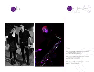 Música

http://www.flickr.com/photos/azubaeza/
sets/72157628075640467/

http://www.flickr.com/photos/azubaeza/
sets/72157627852159205/

http://www.flickr.com/photos/azubaeza/
sets/72157625938952825/
 