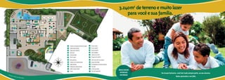 3.240m de terreno e muito lazer
                                                                                                                                                                                                        2

                       15                                                                                                                                                                para você e sua família.
                            16             14                                               22
         17                                                       10
                                                                                                                        23
                                       12
                                                       11

              13                                                      09
                                                                                   21                                   24

                                      05
                                 04                         04    08
                                                      07
                                            06

                                                 18
                                                                                                 01   Guarita com duplo controle de acesso   13   Fitness center
                                                                 20                              02   Acesso para veículos                   14   Piscina adulto
                                                                                                 03   Vagas para visitantes                  15   Piscina infantil
                                                            19
        02                                                                                       04   Hall social                            16   Deck molhado
                        01                                                                                                                   17
                                                                                                 05   Administração                               Solarium com bar
                                                                               N                 06   Wine lounge                            18   Playground coberto




                                                                                                                                                                                     Foto ilustrativa
                                                                                                 07   Brinquedoteca                          19   Estar sobre deck de madeira
                                                                           O            L        08   Stadium com arquibancada               20   Parque dos bebês
                                                                                                 09   Salão de festas                        21   Churrasqueira com forno de pizza
                                                       03
                                                                                                 10   Extensão do salão de festas            22   Play kids
                                                                               S
                                                                                                 11   Salão de jogos adulto                  23   Campo gramado
                                                                                                                                                                                     ÁREAS COMUNS
                                                                                                 12   Sauna                                  24   Estar sob pergolado
                                                                                                                                                                                      ENTREGUES             No Acupe Exclusive, você tem tudo sempre perto, ao seu alcance.
Ilustr
      ação                                                                                                                                                                            DECORADAS
        ≈ art
             ística d
                     a implant
                                                                                                                                                                                                                              Basta aproveitar e ser feliz.
                              ação
 