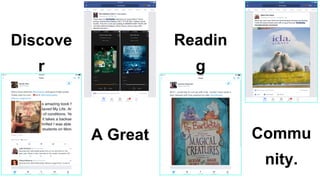 Discove
r
A Great
Readin
g
Commu
nity.
 