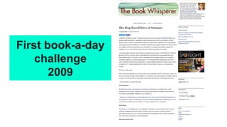 First book-a-day
challenge
2009
 