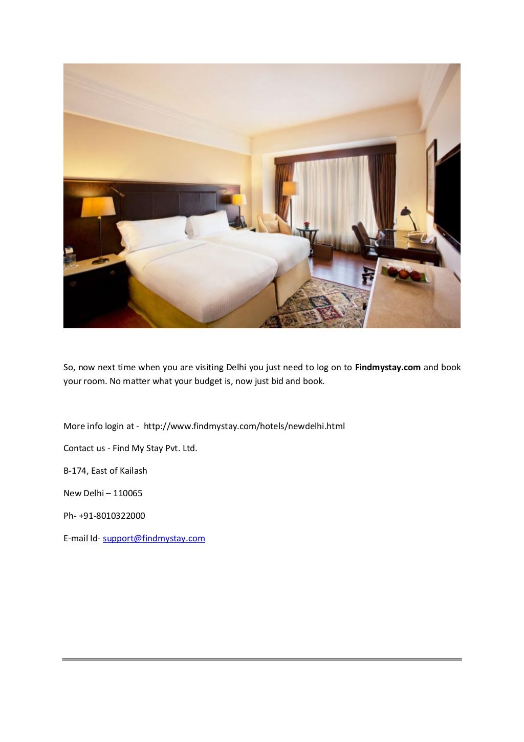 Book a hotel room in delhi at your price
