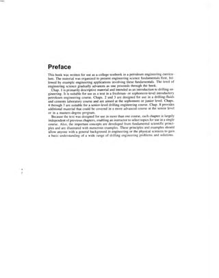 Book applied drilling engineering