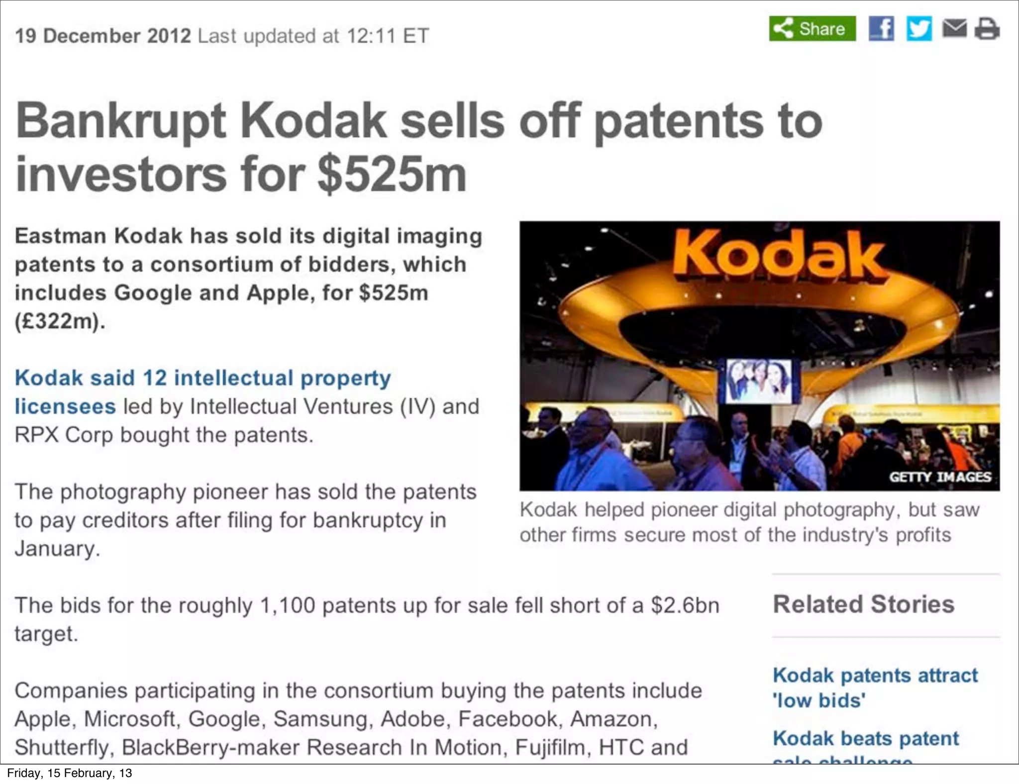 The most popular cameral
                    in the world



Friday, 15 February, 13
 