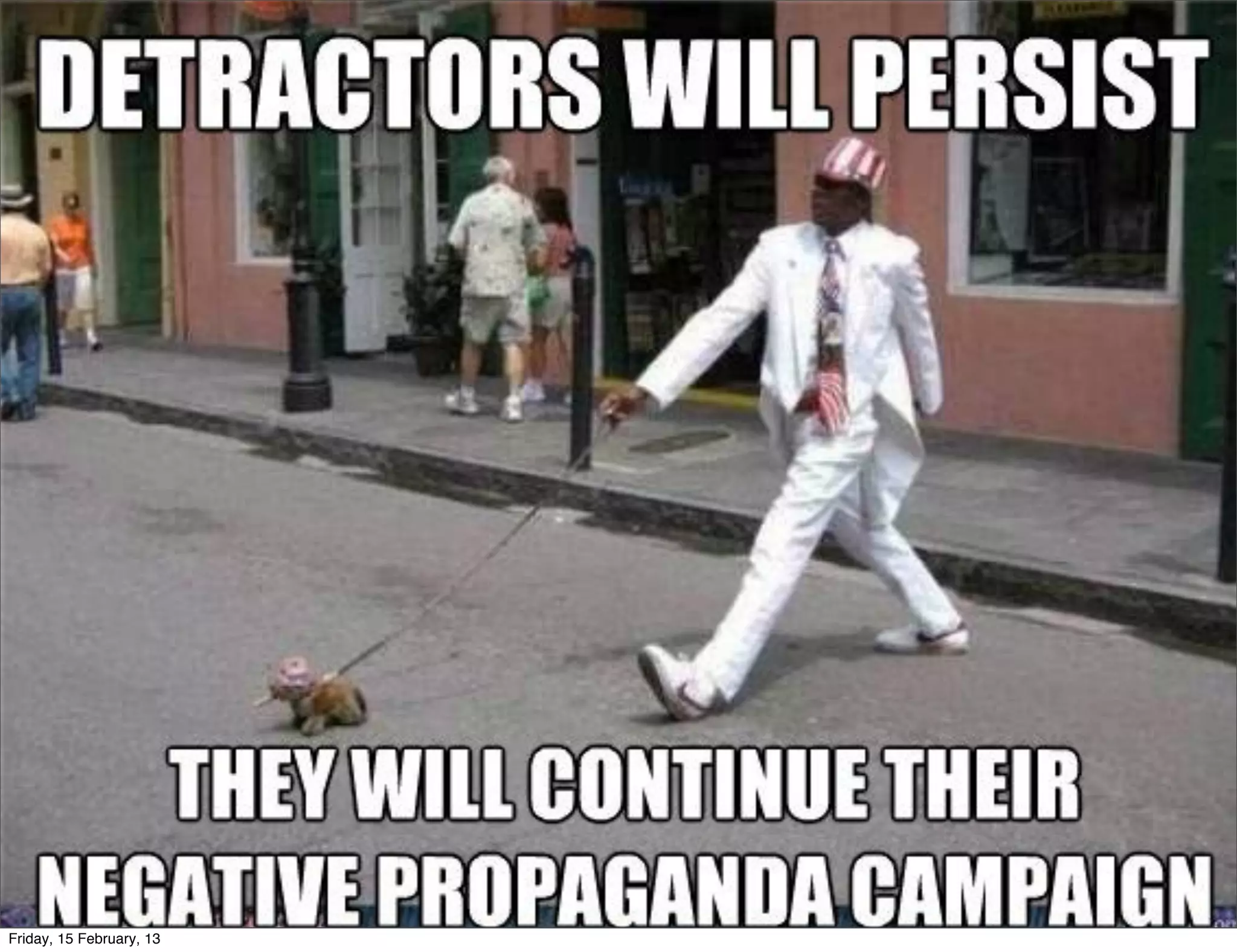 Friday, 15 February, 13
 