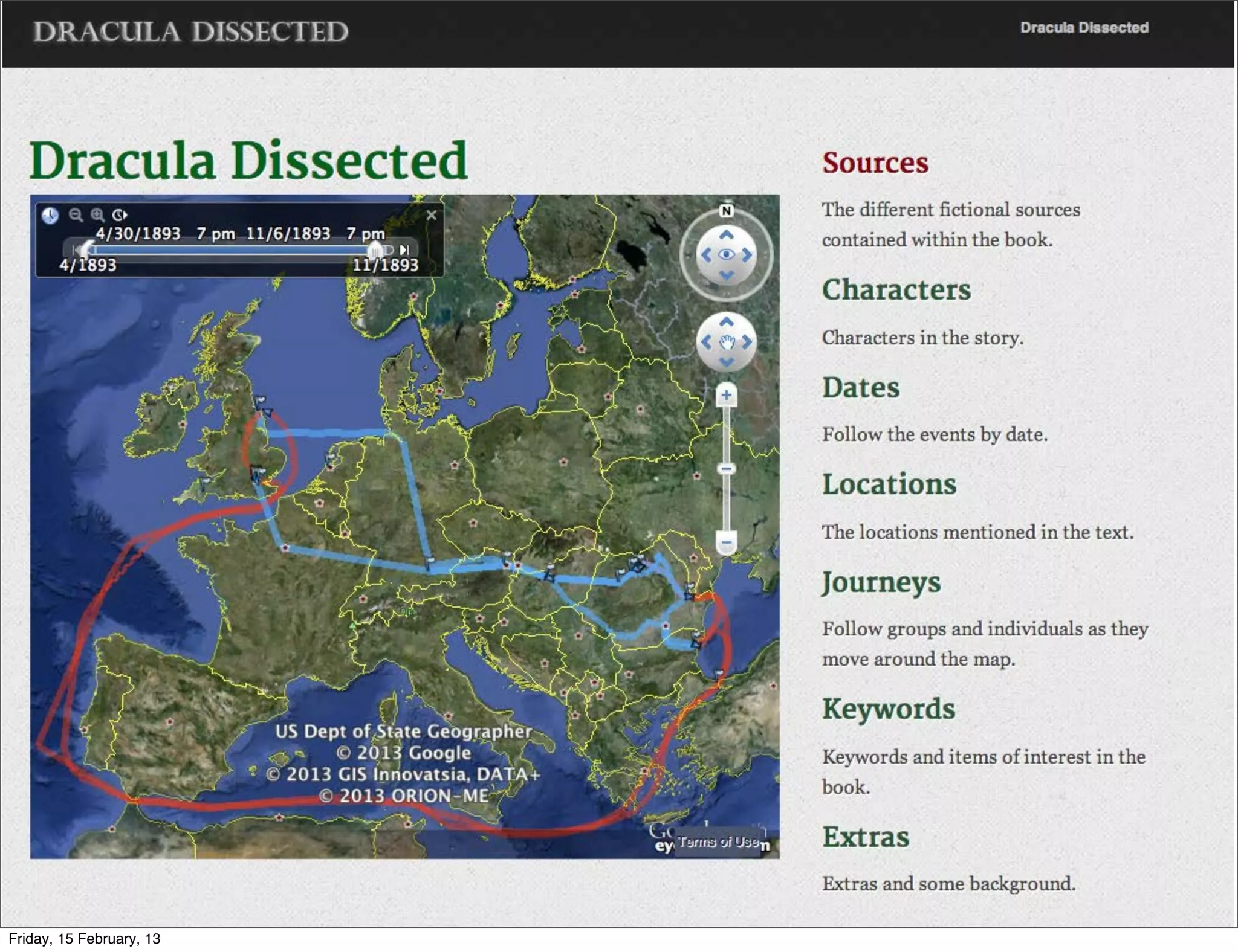 Friday, 15 February, 13
 