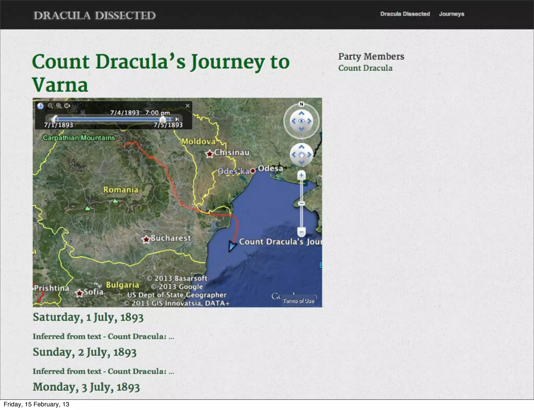 Friday, 15 February, 13
 