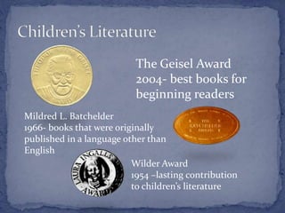 Book awardsppt | PPT
