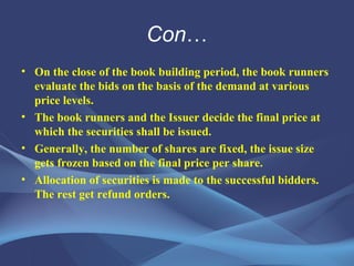Book building | PPT