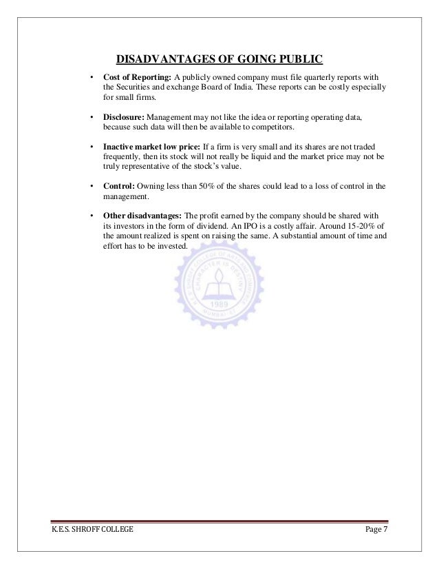 Smaller reporting company ipo