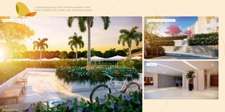 a se g uranç a que sua fam í l ia merece para
voc ê aproveitar tudo com tranqui l idade .
Ilustração Artística da Praça Carioca
pra ç a carioca pra ç a de acesso
Ilustração Artística da Praça de Acesso
L O BBY
Ilustração Artística do Lobby do Edifício Bossa Nova e Referência Ilustrativa para os Lobbys dos Edifícios Chorinho e Samba
 