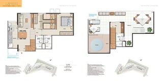 2 quartos
C O M S U í te
pavimento superiorpavimento inferior
 