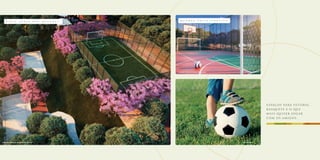 E spa ç os para fute bol ,
b asquete e o que
mais quiser j o g ar
com os ami g os .
Ilustração Artística da Quadra Poliesportiva
vista a é rea das quadras quadra po l iesportiva
Ilustração Artística da Vista Aérea das Quadras Foto ilustrativa
 