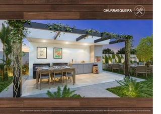 Imagem meramente ilustrativa por se tratar de empreendimento a ser construído, podendo sofrer alteração sem aviso prévio. Mais informações, consulte o memorial descritivo do empreendimento.
churrasqueira
 