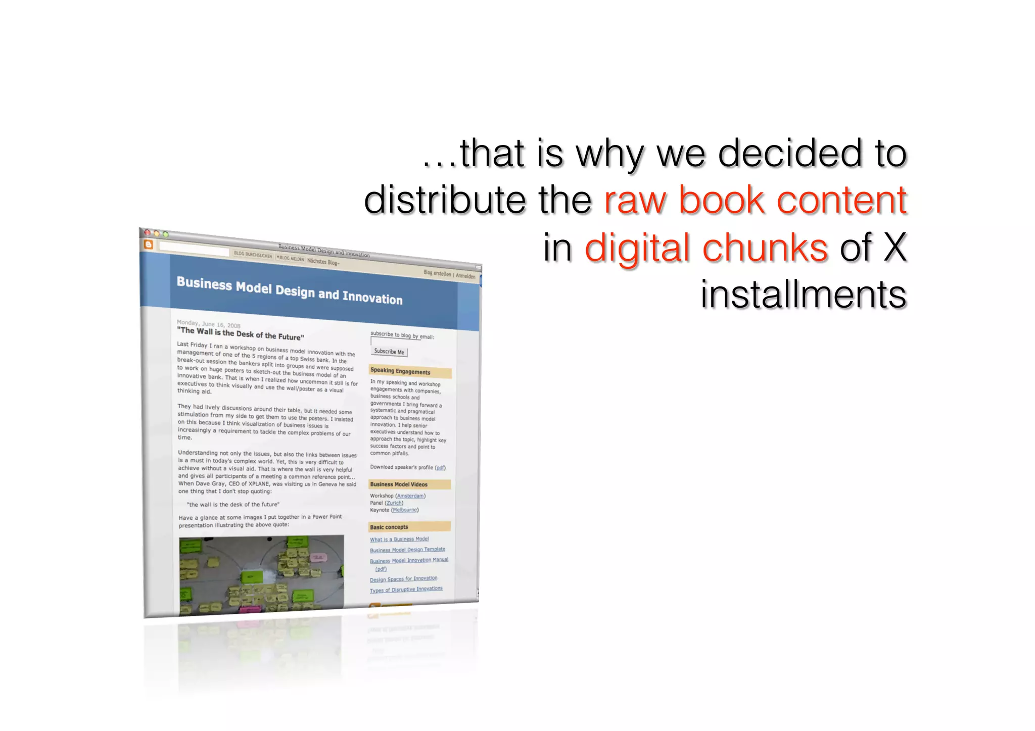 Book Chunk Project - prototype