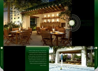 Espaço Praia.
O novo
point do Rio.
O Reserva Jardim entra para o roteiro dos pon-
tos mais agitados do Rio. O Espaço Praia possui
Quadra de vôlei de areia, futevôlei ou futebol
de areia, quiosque com churrasqueira e forno de
pizza, gazebo, redes de descanso sob coqueiros e
estação de ginástica com barras e pranchas. Um
espaço aberto, totalmente equipado para você
celebrar momentos descontraídos ao lado de
amigos e familiar
EVOLUÇÃoresidencial
EVOLUÇÃoresidencial
 