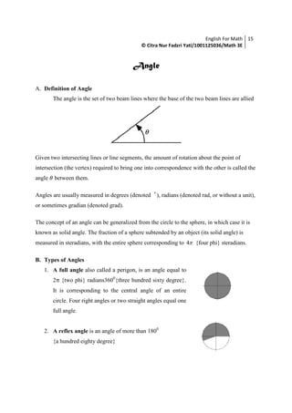 Gradian Angle Book citra math 3_e | PDF