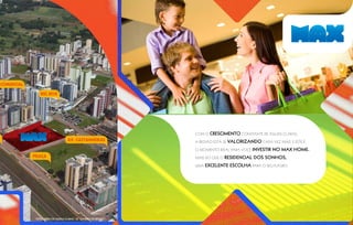 Com o   crescimento constante de Águas Claras,
                                                     a região está se   valorizando cada vez mais. E esTe é
                                                     o momento ideal para você     investir no Max Home.
                                                     Mais do que o   residencial dos sonhos,
                                                     uma   excelente escolha para o seu futuro.




Foto aérea de Águas Claras - DF. (JANEIRO DE 2011)
 