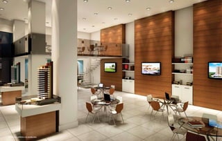 PERSPECTIVA ARtística da imobiliária
 