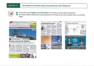 Le Book commercial de METRO News