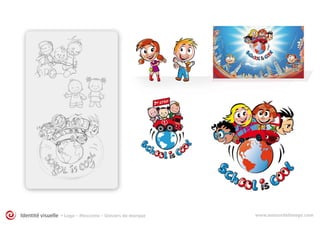 Identité visuelle • Logo - Mascotte - Univers de marque www.autourdelimage.com
 