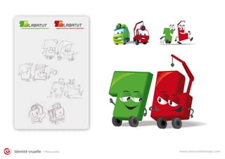 Identité visuelle • Mascotte www.autourdelimage.com
 