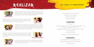 realizar                                                                                                                     ficha técnica do empreendimento
                                                                                                                                                                                                 o




                                            “O Costa España certamente representa um diferencial de qualidade e inovação no nosso mercado
                                            imobiliário. Em sintonia com os incorporadores, buscamos de forma criativa as soluções de projeto que
                                            resultassem em algo especial, com uma localização maravilhosa, extrema preocupação com a funcionalidade                      Construção: OAS / Gafisa / Novapex / Cosbat
                                            e adequação urbana, a otimização ambiental, suas formas harmoniosas e volumetria marcante. O conjunto
                                            dessas premissas traduz no sucesso comercial como o alcançado pelo Costa España.”                                                  Localização: Av. Oceânica, Ondina
      Cássio Santana
                                                                                                                                                                                  Referência: Clube Espanhol

“Nas reuniões para o lançamento do Costa España, pude testemunhar vários profissionais motivados e                                                                                 Área do terreno: 12.612m2
qualificados agregando seu conhecimento específico em torno do projeto. Sem dúvida, trata-se de um
empreendimento diferenciado: à beira do lindo mar de Salvador, com muitas versões de plantas, que
atendem consumidores exigentes... E, nesse caso, também privilegiados!”
                                                                                                                    Marcia Meccia

                                            “O projeto paisagístico deste empreendimento teve como principal objetivo valorizar a localização já
                                                                                                                                                                                         Nº de torres: 2
                                            privilegiada onde ele se encontra. Os espaços foram projetados com a ideia de trazer a paisagem para o
                                            seu novo lar, onde o mar é a extensão da sua casa. Além disso, a integração entre os projetos de            Nº de vagas de garagem (cobertas e s/ cobertura): apartamentos até 80m2 = 1 vaga,
                                            arquitetura, decoração e paisagismo aprimorou o aproveitamento de todos os espaços criando um novo                          até 135m2 = 2 vagas, a partir de 135m2 = 3 vagas
                                            conceito de viver, que se adequa ao seu estilo de vida. Outro grande diferencial do Costa España, está em
                                            sua posição estratégica. O prazer de viver aqui é inigualável.”                                               Possibilidade de modificação de planta: para apartamentos de 2 e 3 quartos
       NeuSa Nakata
                                                                                                                                                                                     Total de unidades: 290

“Sofisticação e estilo foram as bases do conceito para o empreendimento Costa España. Sua localização                                                                             Nº de elevadores por torre: 3
privilegiada nos orientou para a criação de ambientes que envolvessem todo o cenário de contemplação
da vista para o mar de uma forma jovem e contemporânea. Buscamos nas cores quentes e nos mobiliá-                                                                       Tipologias: 1, 2 e 3 quartos, coberturas e gardens
rios de design revelar o estilo sem perder o aconchego, criando espaços sociais e familiares sofisticados
e aconchegantes.”
                                                                                                             Patrícia Anastassiadis


                                            “Os projetos do escritório de Sidney Quintela, a SQ + Arquitetos Associados, são o resultado de                         Circuito Fechado de TV na entrada de pedestres e autos
                                            uma releitura dos espaços propostos, sempre tendo em vista a influência da cultura local, do entorno
                                            e da natureza. Projetos que buscam sempre soluções inovadoras e que já chegaram à Europa e                              Previsão para Sistema Eletrônico de Proteção Perimetral
                                            África, onde o escritório desenvolve projetos.”
                                                                                                                                                                                      Gerador de energia
      Sidney Quintela
 