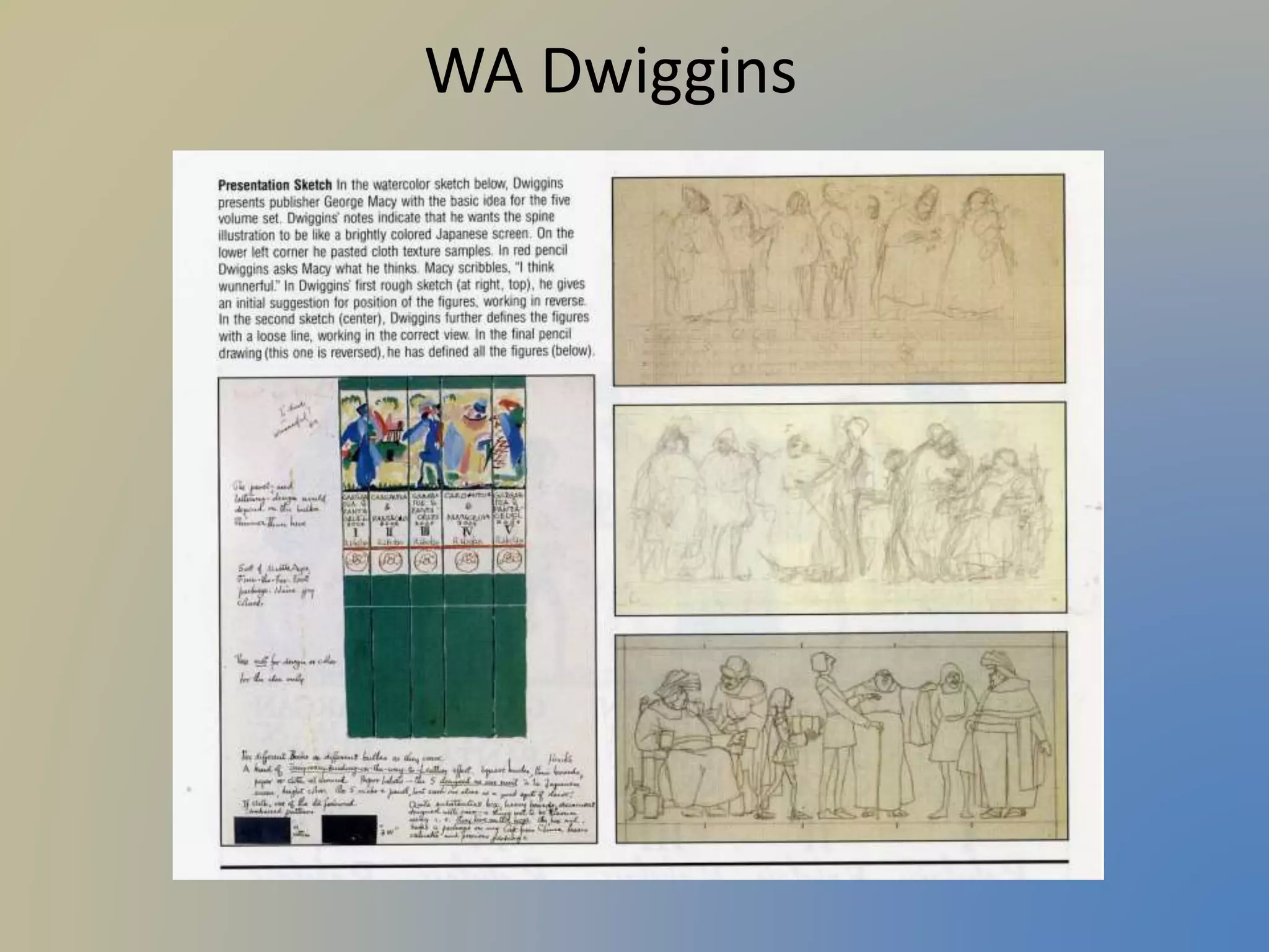 WA Dwiggins
 