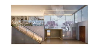 Perspectiva ilustrada do Lobby
 