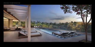 Perspectiva ilustrada da Piscina da Unidade House
PRIVILÉGIO É TER UMA PISCINA SÓ SUA.
 