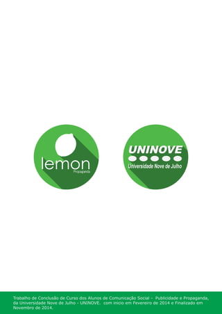 TCC Publicidade e Propaganda // Book TCC // 2014 - Uninove