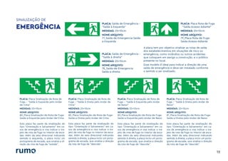 SINALIZAÇÃO DE
19
EMERGÊNCIA
PLACA: Saída de Emergência -
“Saída à Esquerda”
MEDIDAS: 25x10cm
NOME ARQUIVO:
77_Saida-de-Emergencia-Saida-
a-Esquerda
A placa tem por objetivo sinalizar as rotas de saída
dos estabelecimentos em situações de risco ou
emergência, como incêndios ou outros acidentes
que coloquem em perigo a construção, e o público
presente no local.
Esse modelo é ideal para indicar a direção de uma
saída de emergência e deve ser instalado conforme
o sentido a ser sinalizado.
PLACA: Saída de Emergência -
“Saída à direita”
MEDIDAS: 25x10cm
NOME ARQUIVO:
78_Saida-de-Emergencia-
Saida-a-direita
PLACA: Placa Rota de Fuga
- “Saída Acesso Adiante”
MEDIDAS: 25x10cm
NOME ARQUIVO:
79_Placa-Rota-de-Fuga-
Saida-Acesso-Adiante
PLACA: Placa Sinalização de Rota de
Fuga - “Saída à Esquerda pelo Andar
de Cima”
MEDIDAS: 25x10cm
NOME ARQUIVO:
80_Placa-Sinalização-de-Rota-de-Fuga-
Saida-a-Esquerda-pelo-Andar-de-Cima
PLACA: Placa Sinalização de Rota de
Fuga - “Saída à Direta pelo Andar de
Baixo”
MEDIDAS: 25x10cm
NOME ARQUIVO:
81_Placa-Sinalização-de-Rota-de-Fuga-
Saida-a-Direta-pelo-Andar-de-Baixo
Esta placa faz parte da sinalização do
tipo “Orientação e Salvamento” em ca-
sos de emergência e visa indicar o tra-
jeto de rota de fuga no interior de esca-
das. Além da seta direcional indicando
sentido à esquerda, a placa inclui um
pictograma de escada, que sinaliza a di-
reção da rota de fuga de “subida”.
Esta placa faz parte da sinalização do
tipo “Orientação e Salvamento” em ca-
sos de emergência e visa indicar o tra-
jeto de rota de fuga no interior de esca-
das. Além da seta direcional indicando
sentido à direita, a placa inclui um picto-
grama de escada, que sinaliza a direção
da rota de fuga de “descida”.
Esta placa faz parte da sinalização do
tipo “Orientação e Salvamento” em ca-
sos de emergência e visa indicar o tra-
jeto de rota de fuga no interior de esca-
das. Além da seta direcional indicando
sentido à direita, a placa inclui um picto-
grama de escada, que sinaliza a direção
da rota de fuga de “descida”.
PLACA: Placa Sinalização de Rota de
Fuga - “Saída à Direta pelo Andar de
Cima”
MEDIDAS: 25x10cm
NOME ARQUIVO:
82_Placa-Sinalização-de-Rota-de-Fuga-
Saida-a-Direta-pelo-Andar-de-Cima
Esta placa faz parte da sinalização do
tipo “Orientação e Salvamento” em ca-
sos de emergência e visa indicar o tra-
jeto de rota de fuga no interior de esca-
das. Além da seta direcional indicando
sentido à direita, a placa inclui um picto-
grama de escada, que sinaliza a direção
da rota de fuga de “descida”.
PLACA: Placa Sinalização de Rota de
Fuga - “Saída à Esquerda pelo Andar
de Baixo”
MEDIDAS: 25x10cm
NOME ARQUIVO:
83_Placa-Sinalização-de-Rota-de-Fuga-
Saida-a-Esquerda-pelo-Andar-de-Baixo
 