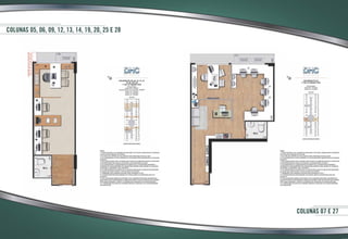 Colunas 05, 06, 09, 12, 13, 14, 19, 20, 25 e 28
Colunas 07 e 27
 