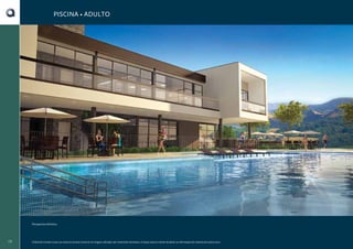 PISCINA • ADULTO

Perspectiva Artística

28

O Book do Corretor é para uso exclusivo da área comercial. As imagens utilizadas são meramente ilustrativas. A Cipasa reserva o direito de alterar as informações do material sem prévio aviso.

 